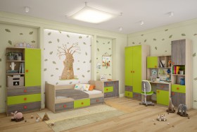 Детская комната Пуговка в Уфе - ufa.katalogmebeli.com | фото