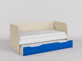 Диван-кровать Скай (Синий/Белый/корпус Клен) в Уфе - ufa.katalogmebeli.com | фото