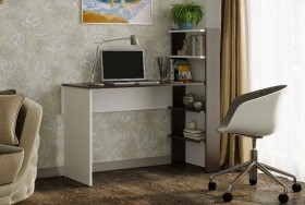 Компьютерный стол №3 (Венге/Белый) в Уфе - ufa.katalogmebeli.com | фото