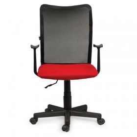 Кресло BRABIX Spring MG-307 (красно-черный) в Уфе - ufa.katalogmebeli.com | фото 2