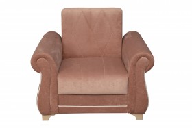 Кресло для отдыха "Порто" (велюр киви корица / микровельвет крем) в Уфе - ufa.katalogmebeli.com | фото 8
