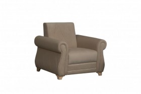 Кресло для отдыха "Порто" (велюр киви латте / микровельвет крем) в Уфе - ufa.katalogmebeli.com | фото