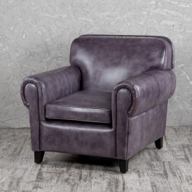 Кресло кожаное Элегант (Фиолетовый) в Уфе - ufa.katalogmebeli.com | фото