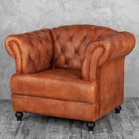 Кресло кожаное Лофт Честер-Нью в Уфе - ufa.katalogmebeli.com | фото