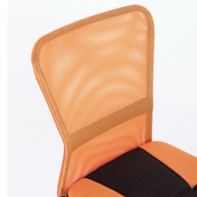 Кресло компактное BRABIX Smart MG-313 (черный, оранжевый) в Уфе - ufa.katalogmebeli.com | фото 4