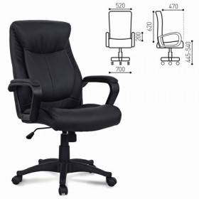 Кресло офисное BRABIX Enter EX-511 (черный) в Уфе - ufa.katalogmebeli.com | фото