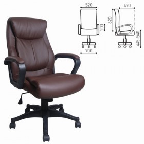 Кресло офисное BRABIX Enter EX-511 (коричневый) в Уфе - ufa.katalogmebeli.com | фото