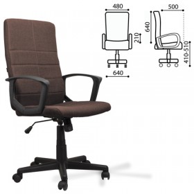 Кресло офисное BRABIX Focus EX-518 (коричневый) в Уфе - ufa.katalogmebeli.com | фото