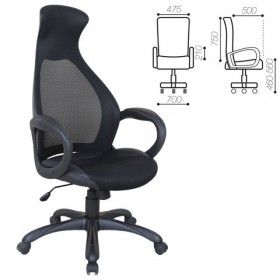 Кресло офисное BRABIX Genesis EX-517 (черное) в Уфе - ufa.katalogmebeli.com | фото