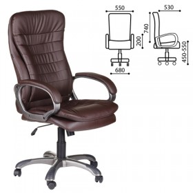 Кресло офисное BRABIX Omega EX-589 (коричневое) в Уфе - ufa.katalogmebeli.com | фото