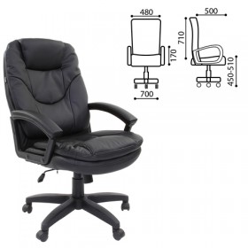 Кресло офисное BRABIX Trend EX-568 (черный) в Уфе - ufa.katalogmebeli.com | фото