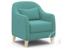 Кресло отдыха Комфорт-4 (бесцветный лак/CANDY AQUVAMARINE) в Уфе - ufa.katalogmebeli.com | фото