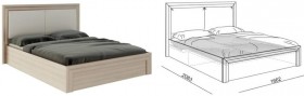Кровать 1,6 Глэдис (М32) с подъемным механизмом Распродажа в Уфе - ufa.katalogmebeli.com | фото 2