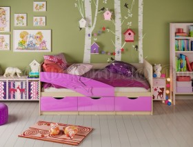 Кровать детская 1,8м Дельфин (Сиреневый металлик) в Уфе - ufa.katalogmebeli.com | фото