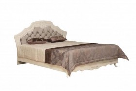 Кровать двойная "Кантри" (вудлайн кремовый/патина/ортопед/1820) в Уфе - ufa.katalogmebeli.com | фото