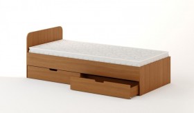 Кровать с ящиками 900 (Бук темный) в Уфе - ufa.katalogmebeli.com | фото