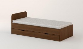 Кровать с ящиками 900 (Орех темный) в Уфе - ufa.katalogmebeli.com | фото