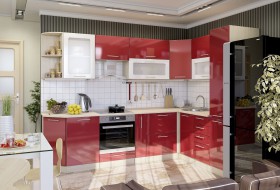Угловая кухня Максимус-12 2800х1800 мм в Уфе - ufa.katalogmebeli.com | фото