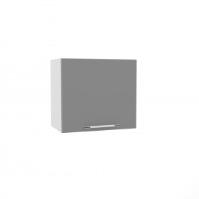 Квадро ВПГ 500 шкаф верхний горизонтальный высокий (Ваниль кожа/корпус Серый) в Уфе - ufa.katalogmebeli.com | фото