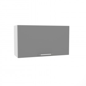 Квадро ВПГ 800 шкаф верхний горизонтальный высокий (Железо/корпус Серый) в Уфе - ufa.katalogmebeli.com | фото