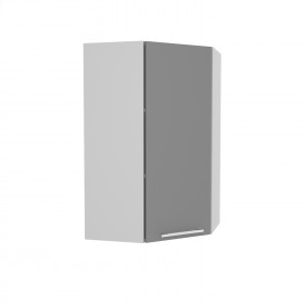 Квадро ВПУ 550 шкаф верхний угловой высокий (Железо/корпус Серый) в Уфе - ufa.katalogmebeli.com | фото