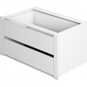 Модуль с ящиками для шкафа 600 Белый снег в Уфе - ufa.katalogmebeli.com | фото