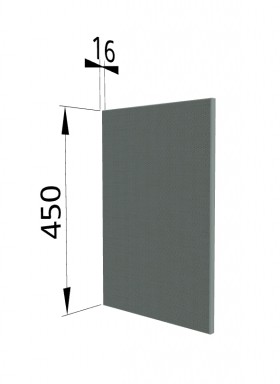 Панель торцевая (для шкафа горизонтального высокого) ВПГ Квадро (Нарцисс) в Уфе - ufa.katalogmebeli.com | фото