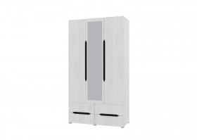 Шкаф 3-х створчатый с ящиками и зеркалом Вега (Прованс) в Уфе - ufa.katalogmebeli.com | фото