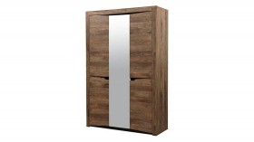 Шкаф для одежды "Лючия" (3-х дв.) (кейптаун/зеркало) в Уфе - ufa.katalogmebeli.com | фото