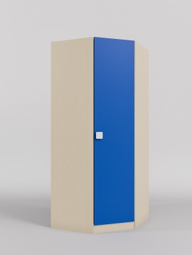 Шкаф угловой (угловая секция) Скай (Синий/корпус Клен) в Уфе - ufa.katalogmebeli.com | фото