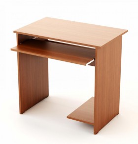 Компьютерный стол Малый упрощённый (Беленый дуб) в Уфе - ufa.katalogmebeli.com | фото 2
