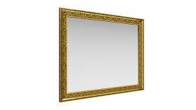 Зеркало навесное "Айрум"/(дуб кальяри / профиль: золото с орнаментом) в Уфе - ufa.katalogmebeli.com | фото